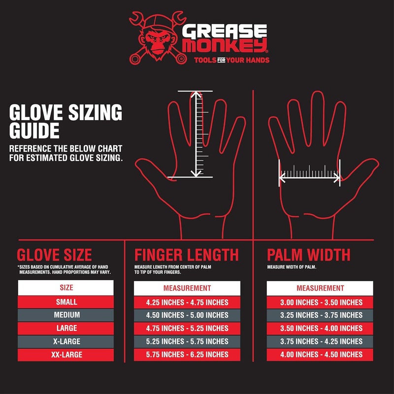 Grease Monkey Disposable Nitrile Gloves, Large, Pack of 100 - Latex-Free, Chemical and Water Resistant - Image 4