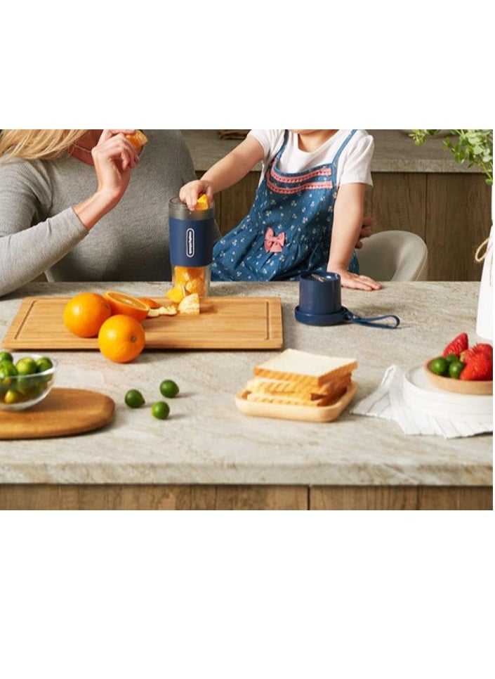 morphy richards - 300ML Juicer Multi functional Electric Juice Cup Large Capacity Portable Blender Juice Cup Creative Gift - Image 1