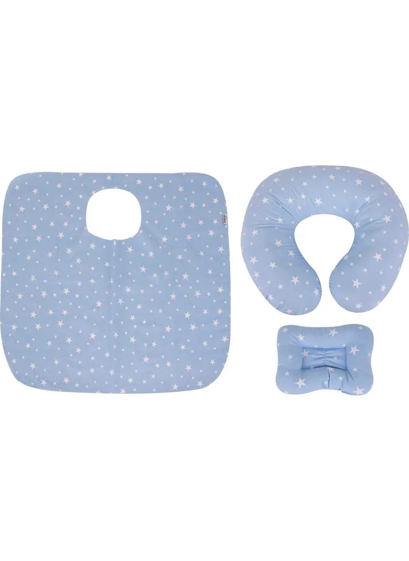 Sevi Bebe Sevibebe 3-Piece Breastfeeding Set - Blue Star