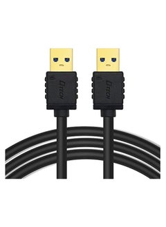 DTech USB Type A 3.0 Cable 6 ft Male to Male High Speed Data Cord in Black  - Image 4