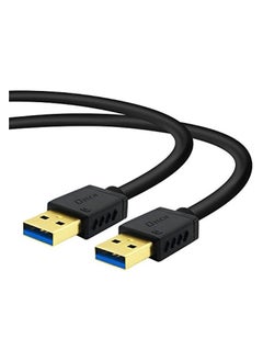 DTech USB Type A 3.0 Cable 6 ft Male to Male High Speed Data Cord in Black  - Image 5