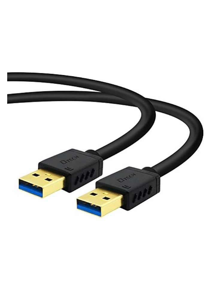 DTech USB Type A 3.0 Cable 6 ft Male to Male High Speed Data Cord in Black - Image 5