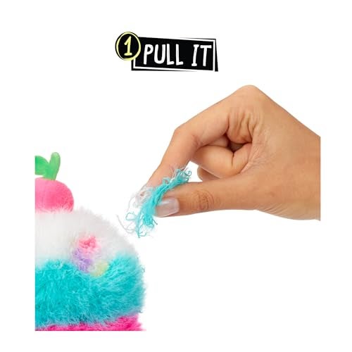 Fluffie Stuffiez Double Scoop Ice Cream Small Collectible Feature Plush, Surprise Reveal Unboxing with Huggable ASMR Fidget DIY Fur Pulling, Ultra Soft Fluff - Image 3
