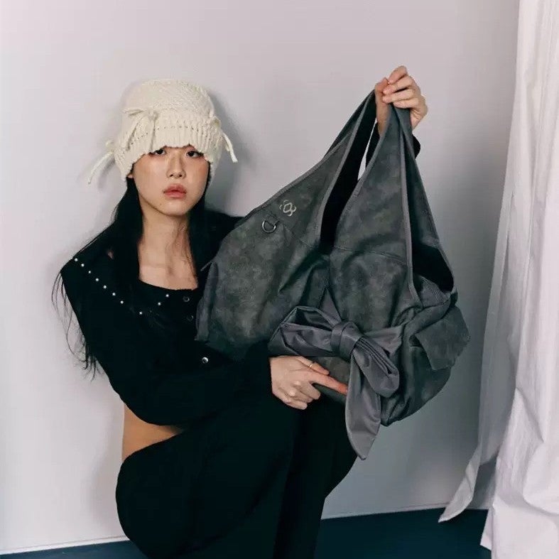 Women's PU Bow Shoulder Bag - Image 2