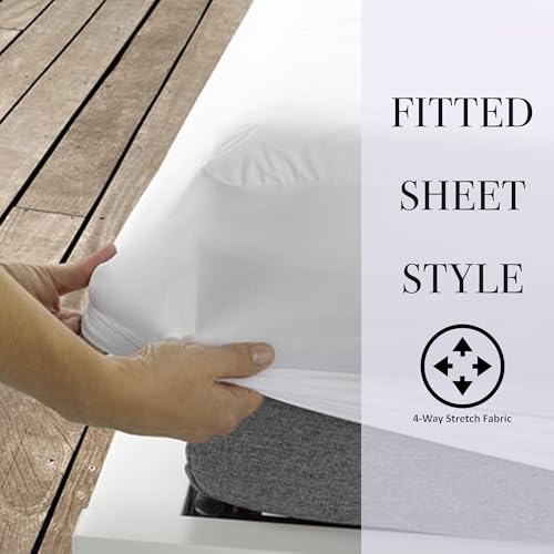 Protect-A-Bed Cloud Extra-Soft Tencel Waterproof Mattress Protector, Queen - Image 3