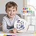 EVERICH TOY Paint Your Own Soccer Ball with Markers Toddler Arts and Crafts Kits Soccer Gifts for Girls Boys Size 3 Monster Toys Coloring Custom Soccer Ball Birthday Gifts for Kids 3 4 5 68 812 - Image 4