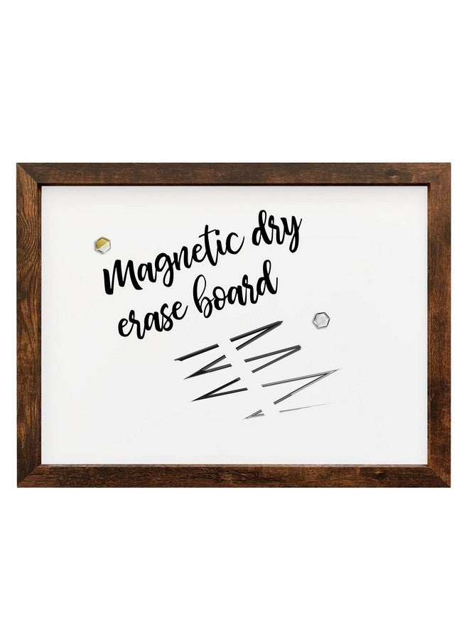 لودي دودي مسح اللوحة الجافة للجدار المغناطيسي مع علبة علامة مدمجة جدار ريفي الإطار 18 بوصة × 24 - Image 1