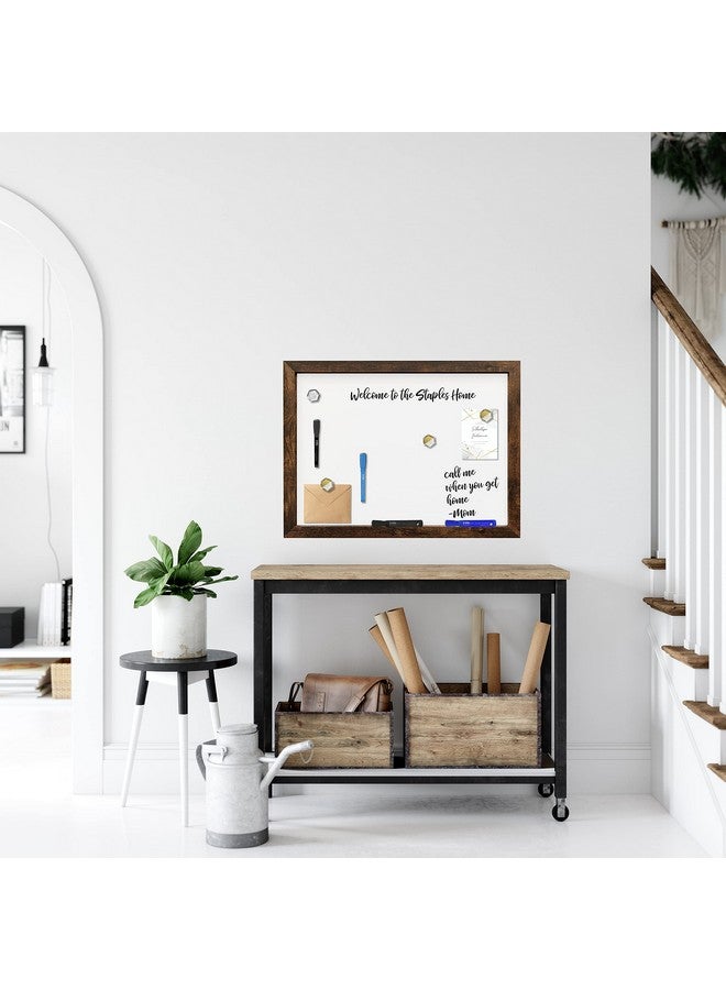 لودي دودي مسح اللوحة الجافة للجدار المغناطيسي مع علبة علامة مدمجة جدار ريفي الإطار 18 بوصة × 24 - Image 5