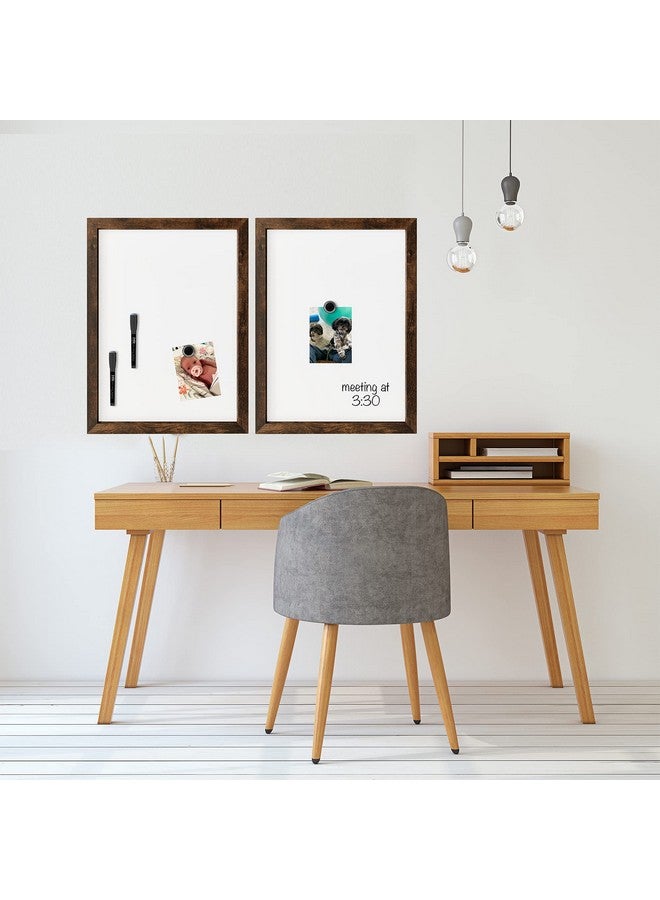 لودي دودي مسح اللوحة الجافة للجدار المغناطيسي مع علبة علامة مدمجة جدار ريفي الإطار 18 بوصة × 24 - Image 3