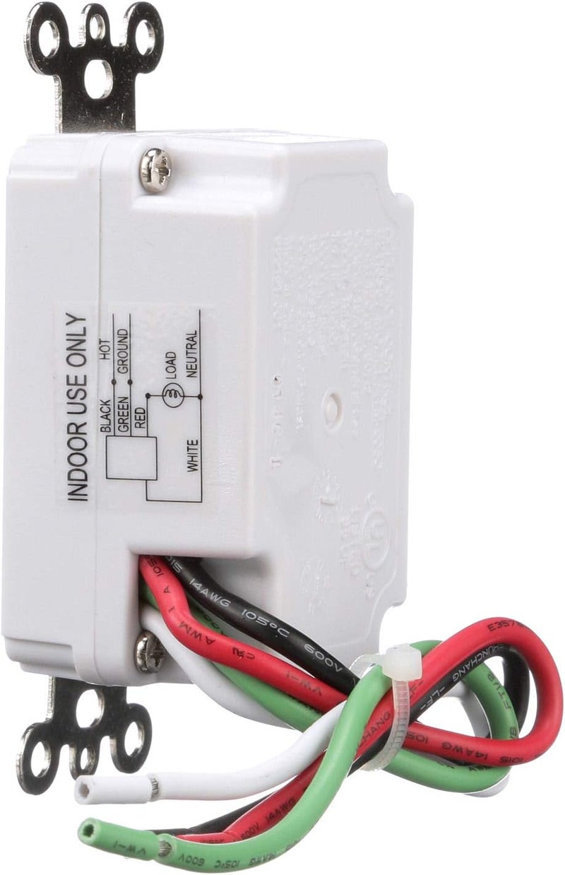 Woods 59013 in-Wall Timer; 120 V; 15 A; 2; 4; 8; 12 Hr Off; 8-Hour; White - Image 3