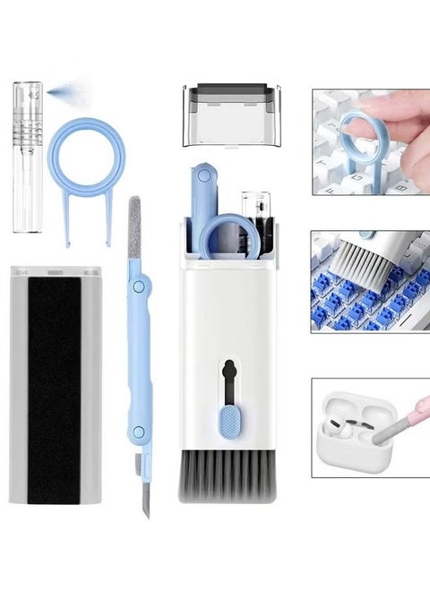 7 in 1 Electronic Cleaner Kit, 3 in 1 Cleaning Pen with Brush, for Keyboard, Phone, Computer, Laptop, Screen, Pc Monitor, Earbud, Tablet, TV, Earphones