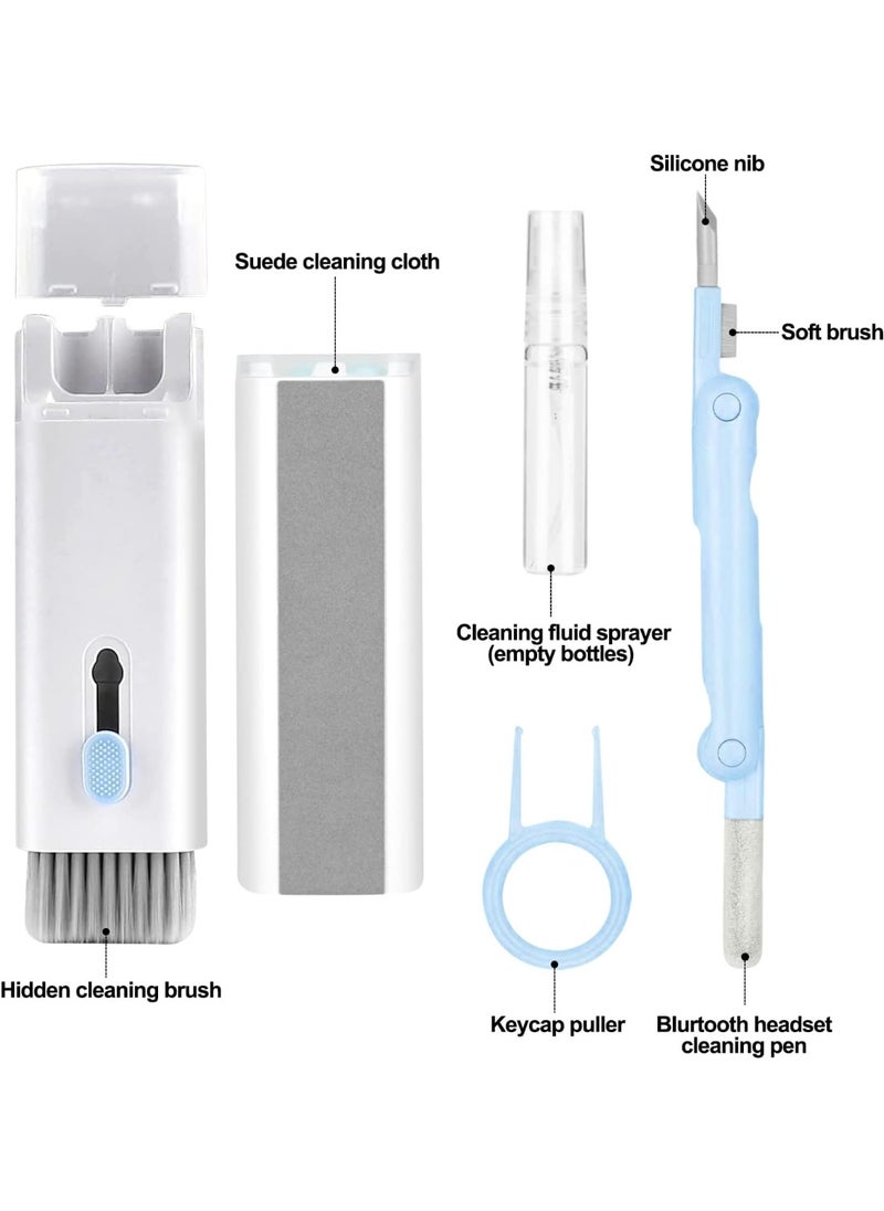 7 in 1 Electronic Cleaner Kit, 3 in 1 Cleaning Pen with Brush, for Keyboard, Phone, Computer, Laptop, Screen, Pc Monitor, Earbud, Tablet, TV, Earphones