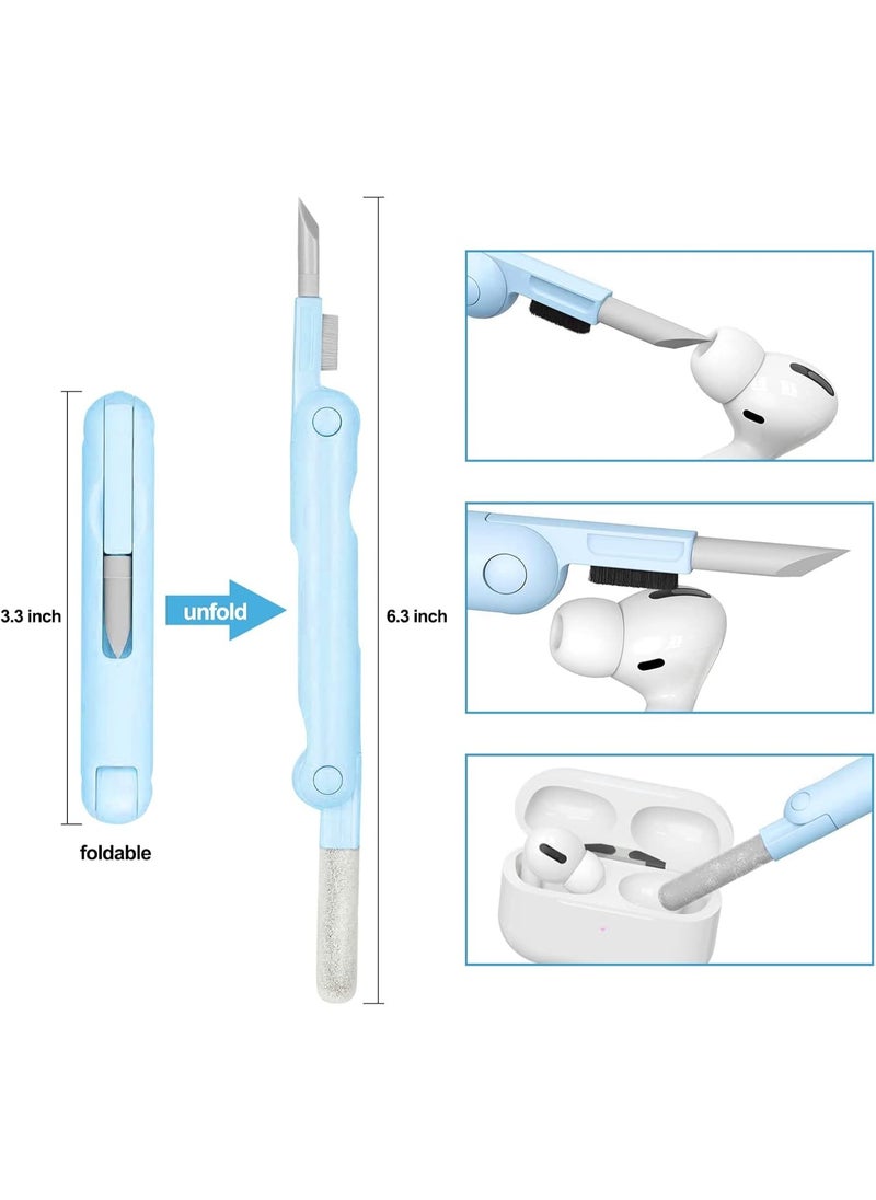 7 in 1 Electronic Cleaner Kit, 3 in 1 Cleaning Pen with Brush, for Keyboard, Phone, Computer, Laptop, Screen, Pc Monitor, Earbud, Tablet, TV, Earphones