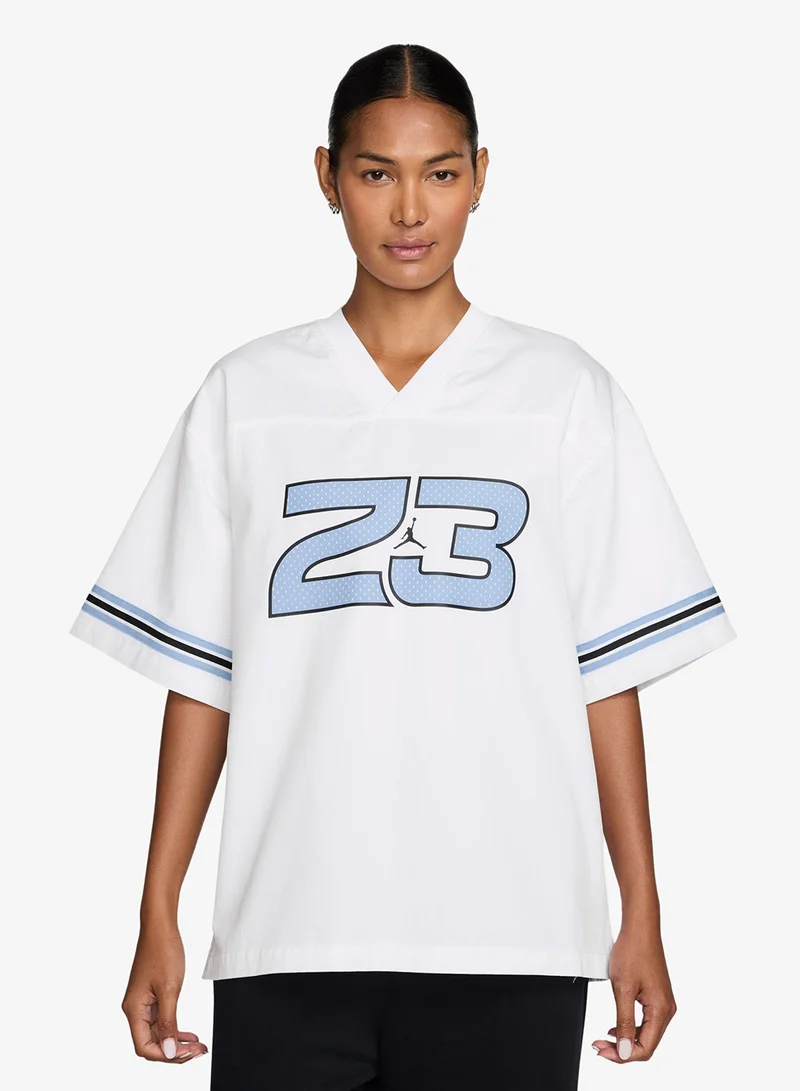 Jordan Jordan Flight Woven Jersey Top