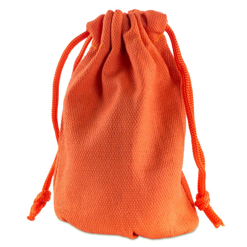 Super Z Outlet 7" x 4.5" Neon Colored Canvas Pouch Bags Sacks with Drawstring Closure for Birthday Party Favors, Snacks, Decoration, Jewelry, Gifts, Event Supplies (12 Bags) - Image 2