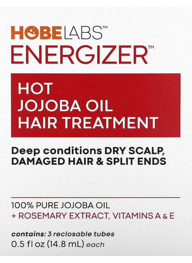 Energizer Hot Jojoba Oil Hair Treatment 3 Reclosable Tubes 0.5 fl oz (14.8 ml) Each - pzsku/ZECBFB1CDCE1D4689AC15Z/45/_/1731327106/8b52c3cd-4568-4591-9699-1ca664f7a05a