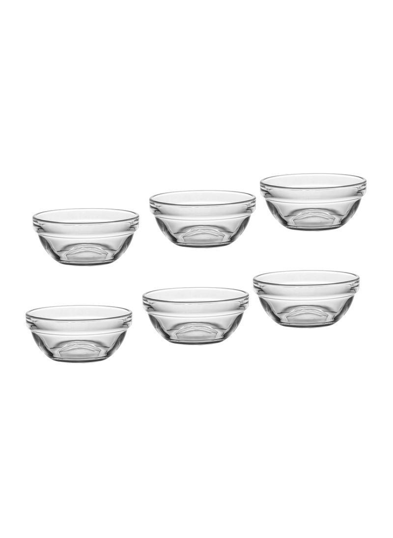 Dania Set of 6 glass sauce bowls made of glass  - Image 1