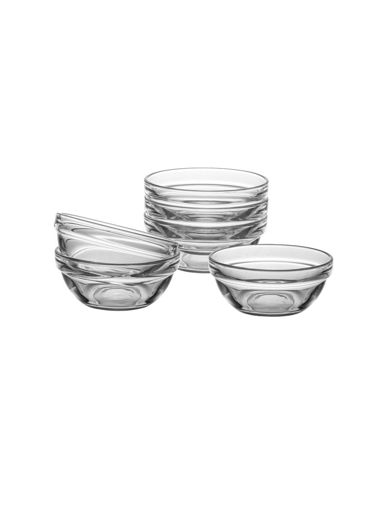 Dania Set of 6 glass sauce bowls made of glass  - Image 2