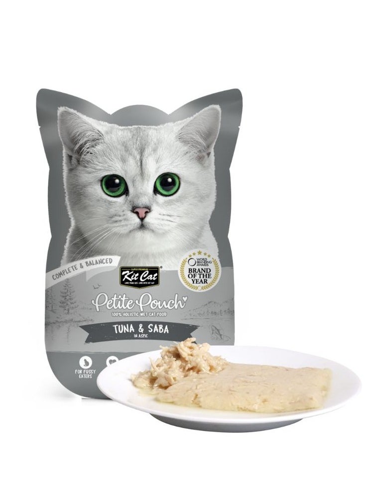 Kit Cat - Cat Wet Treat Tuna And Saba Flavor 70g Pack Of 6 - Image 1