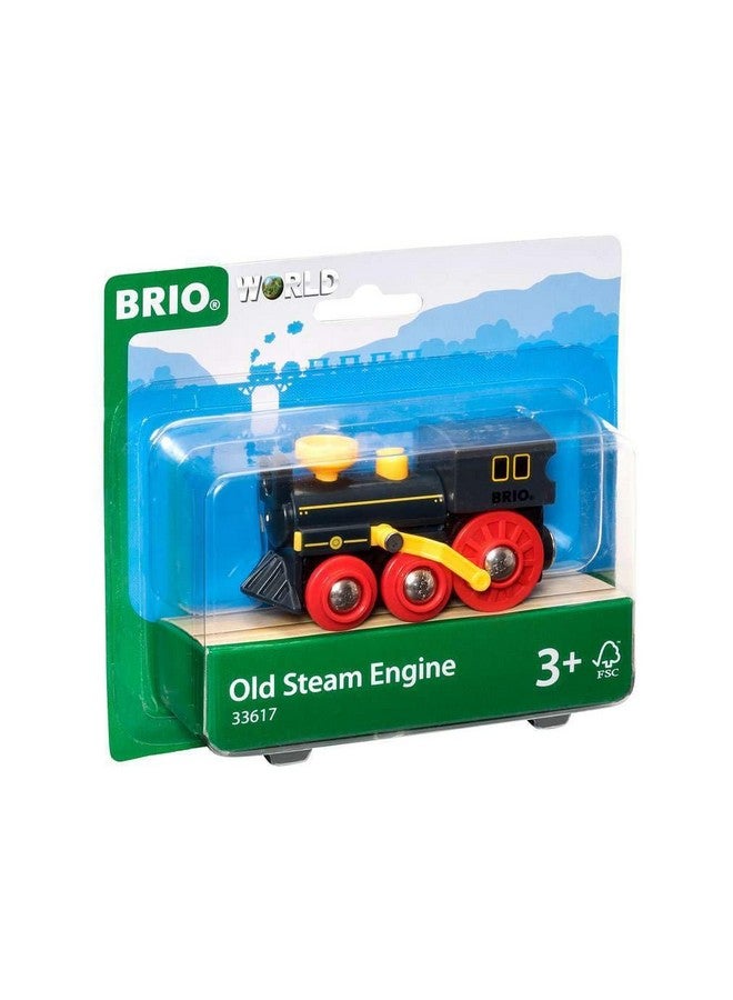 Brio محرك البخار القديم من بريو - لعبة تعمل بفعالية المكبس الأصلية | مثالية للعب الخيالي | متوافقة تمامًا مع مجموعات السكك الحديدية الخشبية | مثالية للأعمار من 3 سنوات فما فوق - Image 1