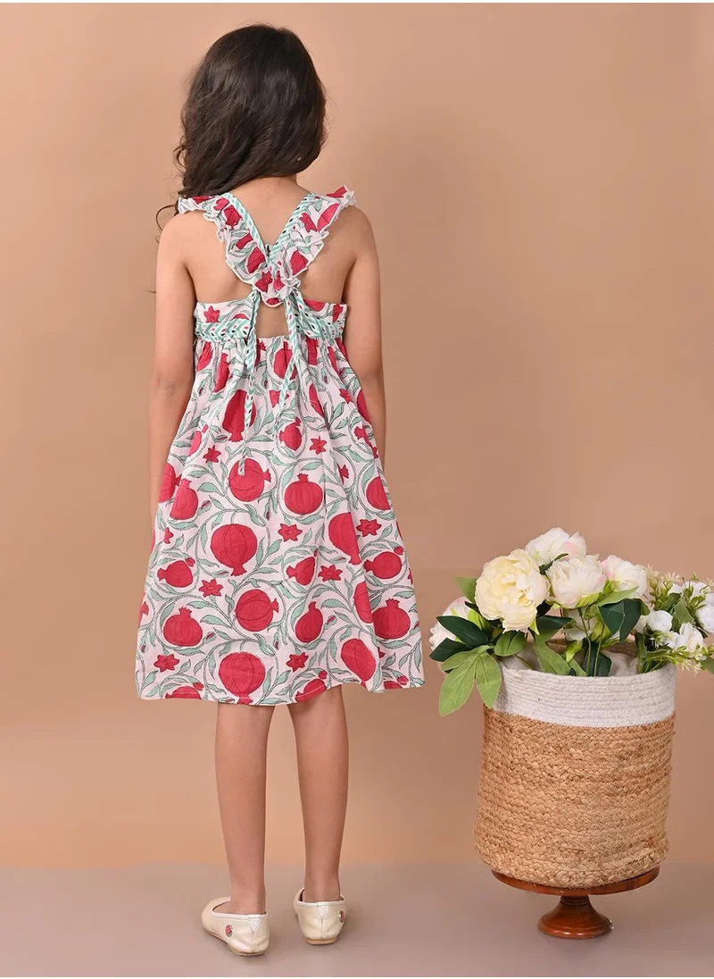 LILPICKS Printed Fit n Flare Dress