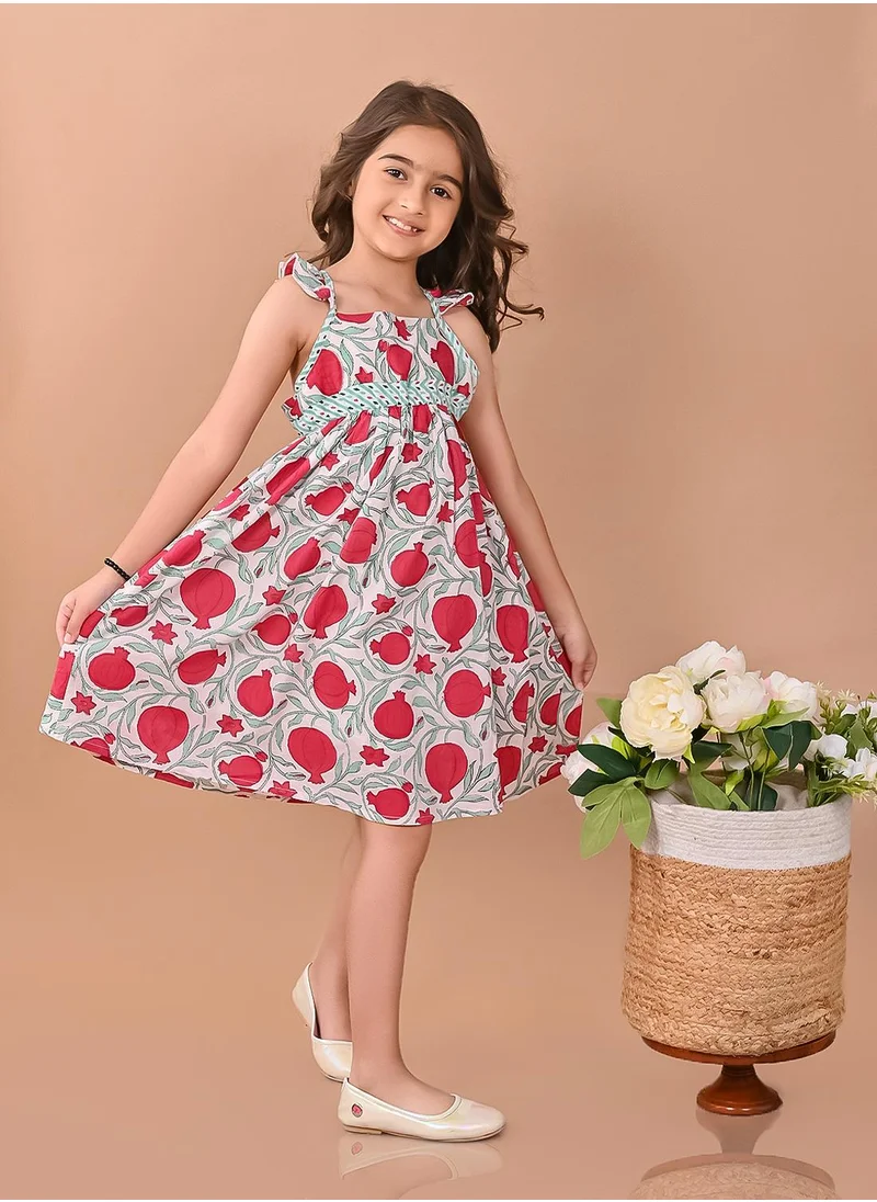 LILPICKS Printed Fit n Flare Dress