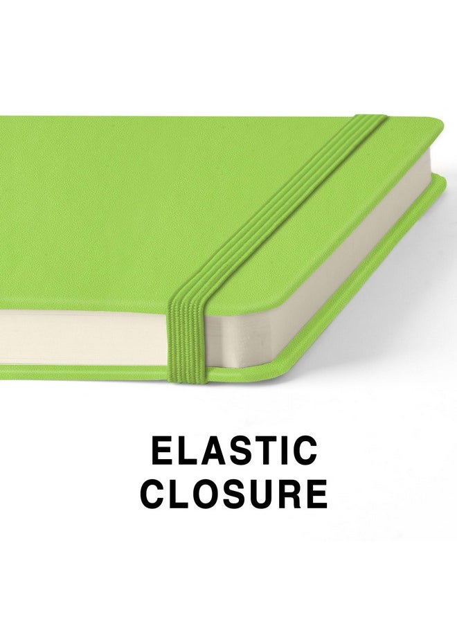Qianshan 5" x 5" Handy Pocket Hardcover PU Leather Sketchbook,58 Sheets 150 GSM Beige Dowling Paper, Acid Free Art Sketch Book Artistic Drawing Painting Writing Paper for Beginners Artists.Hami Melon Green  - Image 5