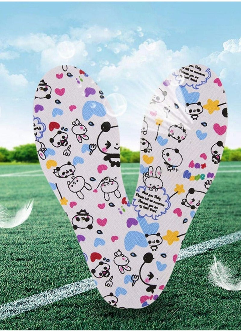 Y&D Shoe Insoles for Kids, 2 Pair Pack Comfortable Inserts Set, Cut-to-Size Kids with Fun and Cool Design  - Image 2