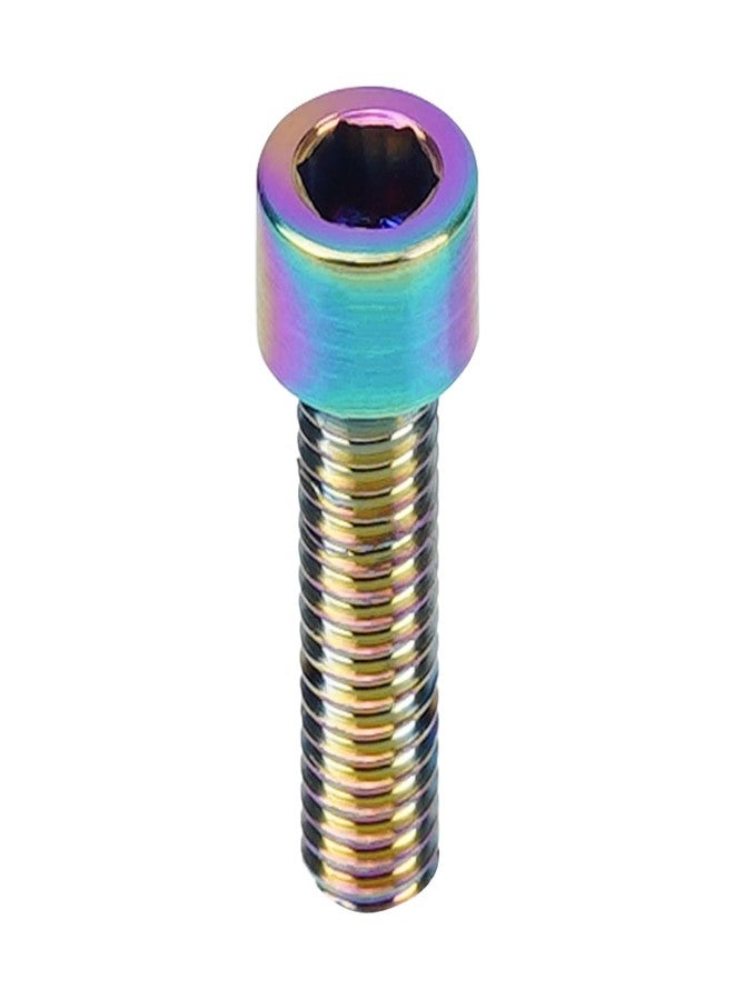 مجموعة براغي DJX GR5 TC4 من التيتانيوم Ti M3 برأس غطاء M3x10mm، 6 قطع، مناسبة للدراجات الهوائية وسيارات التحكم عن بعد وغيرها (رأس غطاء 4.5 مم M3x10mm) - Image 5