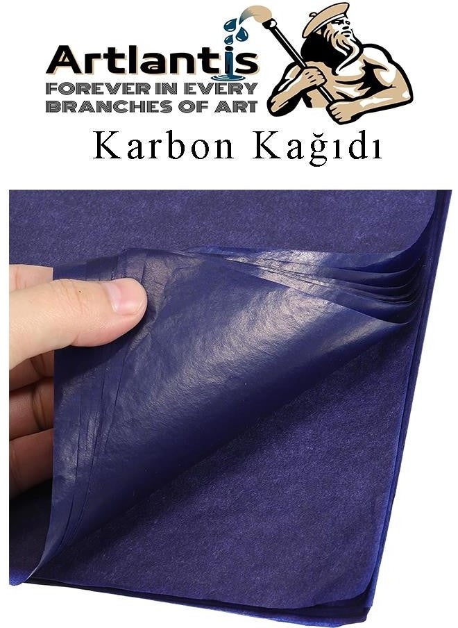 Artlantis White Carbon Paper A4 10 Pieces 21X29,7 cm Copy Paper Transfer Paper Colored Carbon Paper  - Image 2