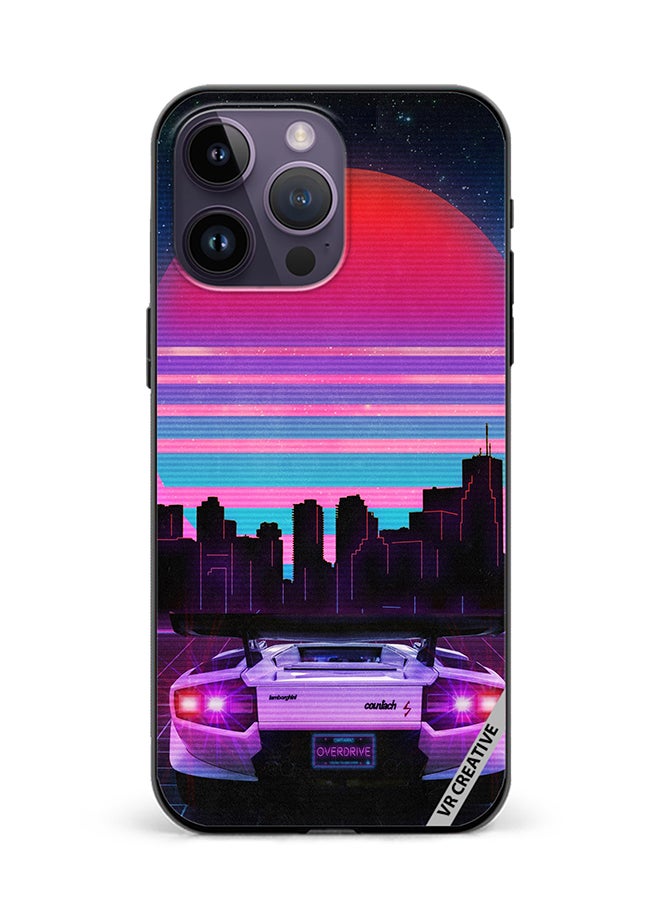 VR CREATIVE Protective Case Cover For Apple iPhone 15 Pro Lambo Design Multicolour - Image 1