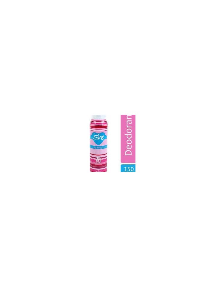 She Spray Deodorant For Unisex - 150 ml - Image 1