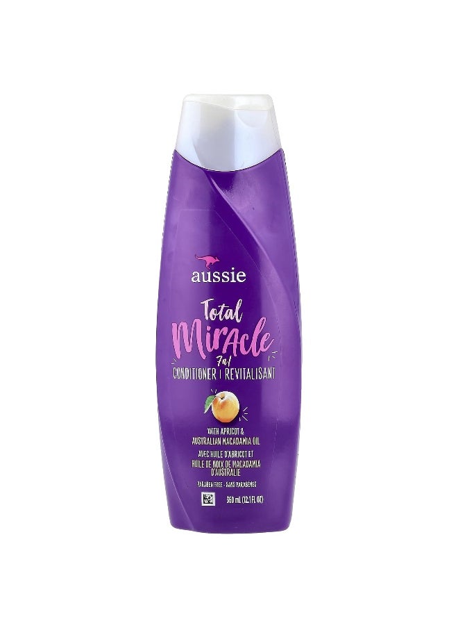 Aussie - Aussie, Total Miracle, 7 n 1 Conditioner with Apricot & Australian Macadamia Oil, 12.1 fl oz (360 ml) - Image 1