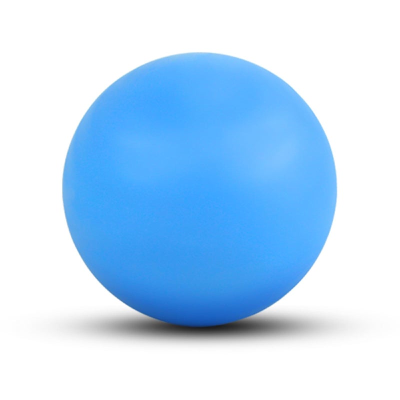 WOVTE Massage Lacrosse Ball for Sore Muscles Shoulders Neck Back Foot Body Deep Tissue Trigger Point Muscle Knots Yoga and Myofascial Release Blue