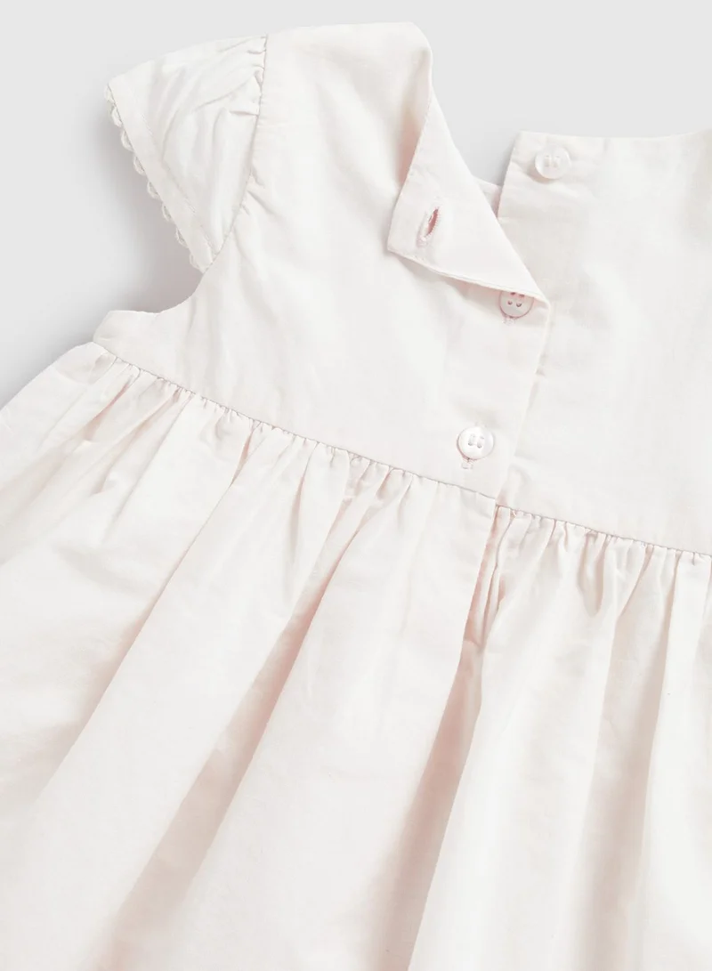 mothercare Kids Border Printed Dress And Knicker Set