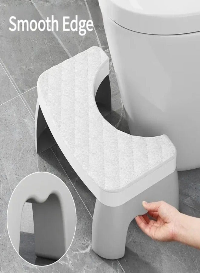 AROAQ Bathroom Toilet Stool Non Slip Toilet Squat Stool Portable and Foldable with Removable Seat Bathroom Accessory for Adults Children Pregnant Women Elderly - Image 3