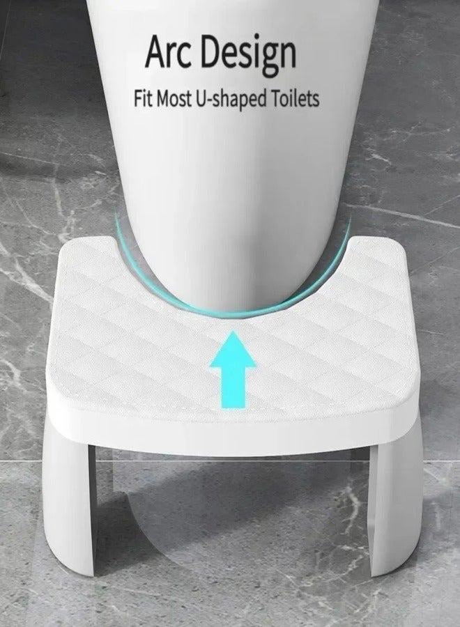 AROAQ Bathroom Toilet Stool Non Slip Toilet Squat Stool Portable and Foldable with Removable Seat Bathroom Accessory for Adults Children Pregnant Women Elderly - Image 4