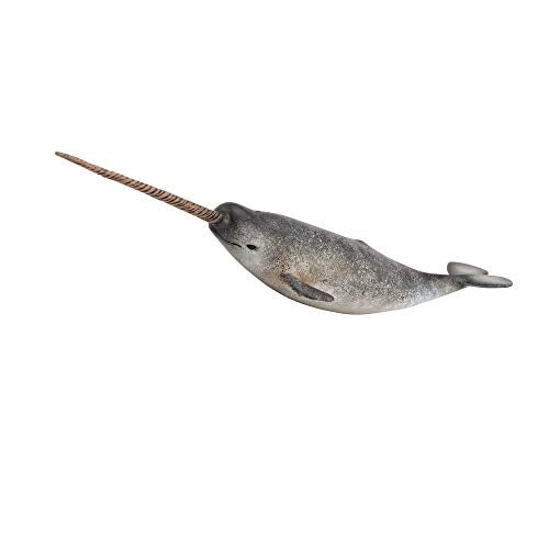 CollectA Sea Life Narwhal Toy Figure - Authentic Hand Painted Model - Image 1