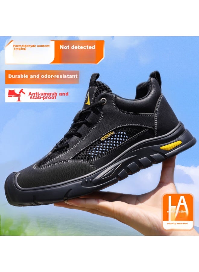 Jingtu Jingtu Safety Shoes For Men, Comfortable, Durable, Steel Toe Cap, Puncture-resistant, Breathable For Summer, Safety Work Shoes F003t Size 43 - Image 1