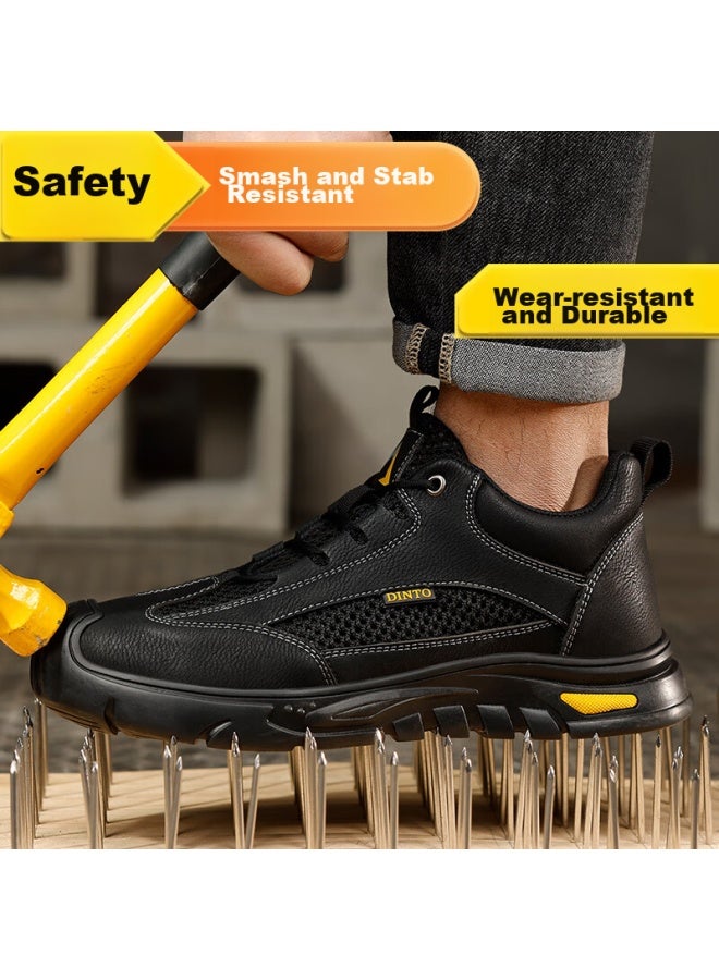 Jingtu Jingtu Safety Shoes For Men, Comfortable, Durable, Steel Toe Cap, Puncture-resistant, Breathable For Summer, Safety Work Shoes F003t Size 43 - Image 2