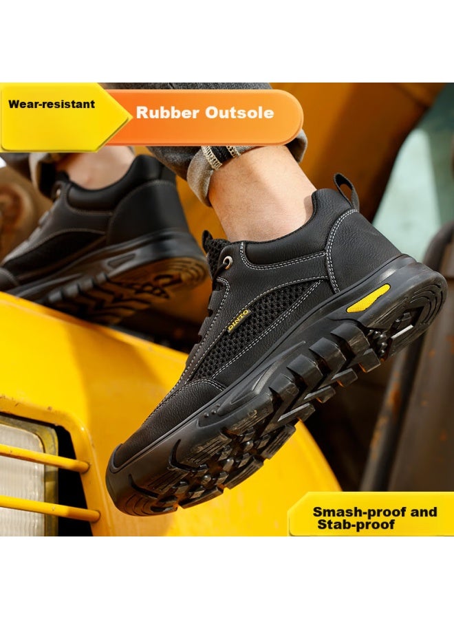 Jingtu Jingtu Safety Shoes For Men, Comfortable, Durable, Steel Toe Cap, Puncture-resistant, Breathable For Summer, Safety Work Shoes F003t Size 43 - Image 4