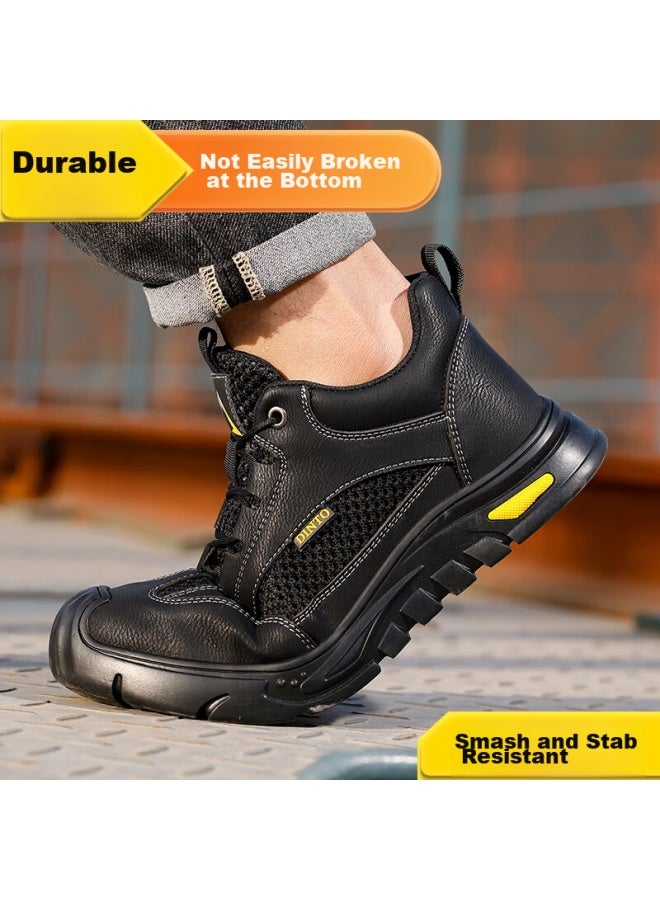 Jingtu Jingtu Safety Shoes For Men, Comfortable, Durable, Steel Toe Cap, Puncture-resistant, Breathable For Summer, Safety Work Shoes F003t Size 43 - Image 3