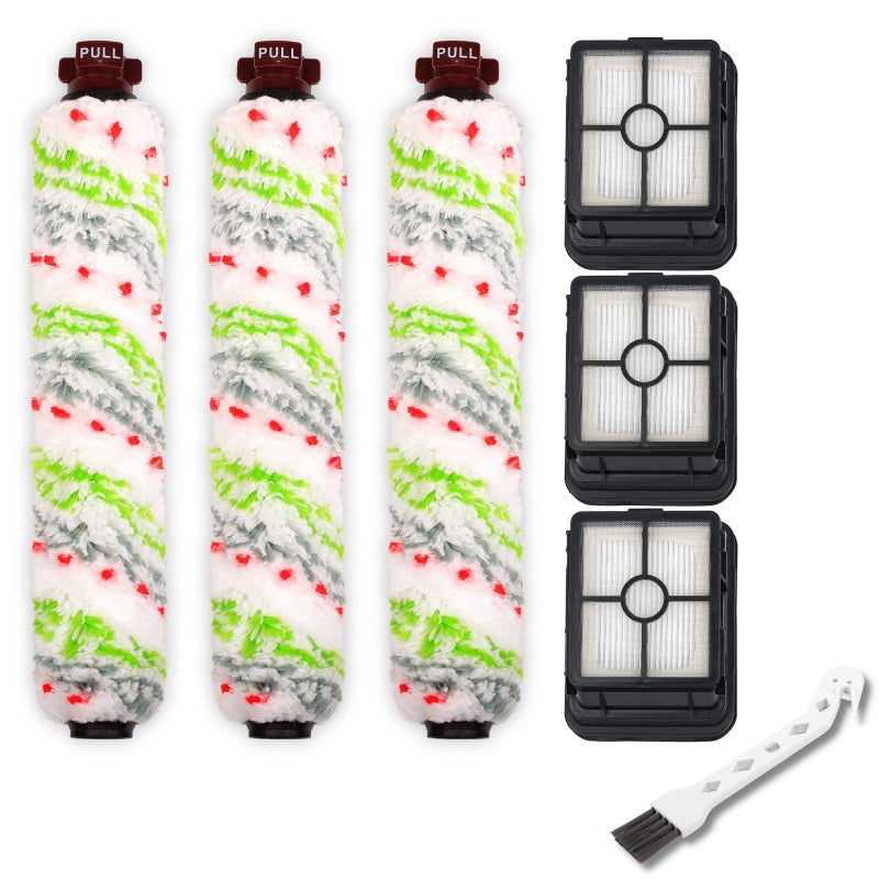 F Flammi قطع غيار لجهاز BISSELL CrossWave PET PRO مكنسة كهربائية بدون سلك فرشاة حيوانات أليفة متعددة الأسطح