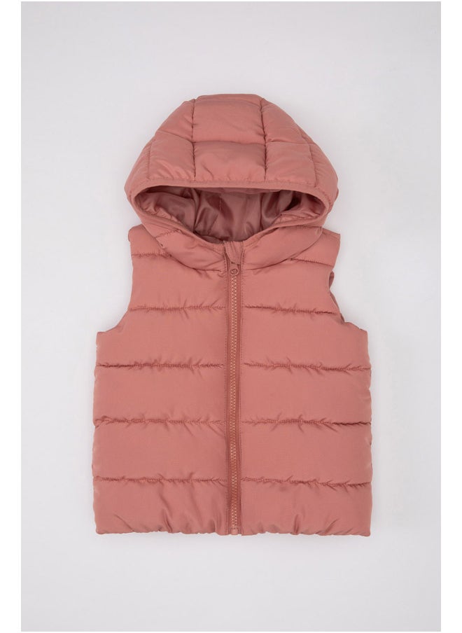 DeFacto Babygirl Regular Fit Hooded Sleeveless Vest  - Image 2