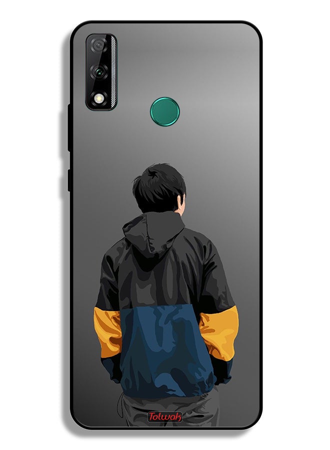 Tolwak Huawei Y8s Protective Case Cover Boy Portrait Art - Image 2