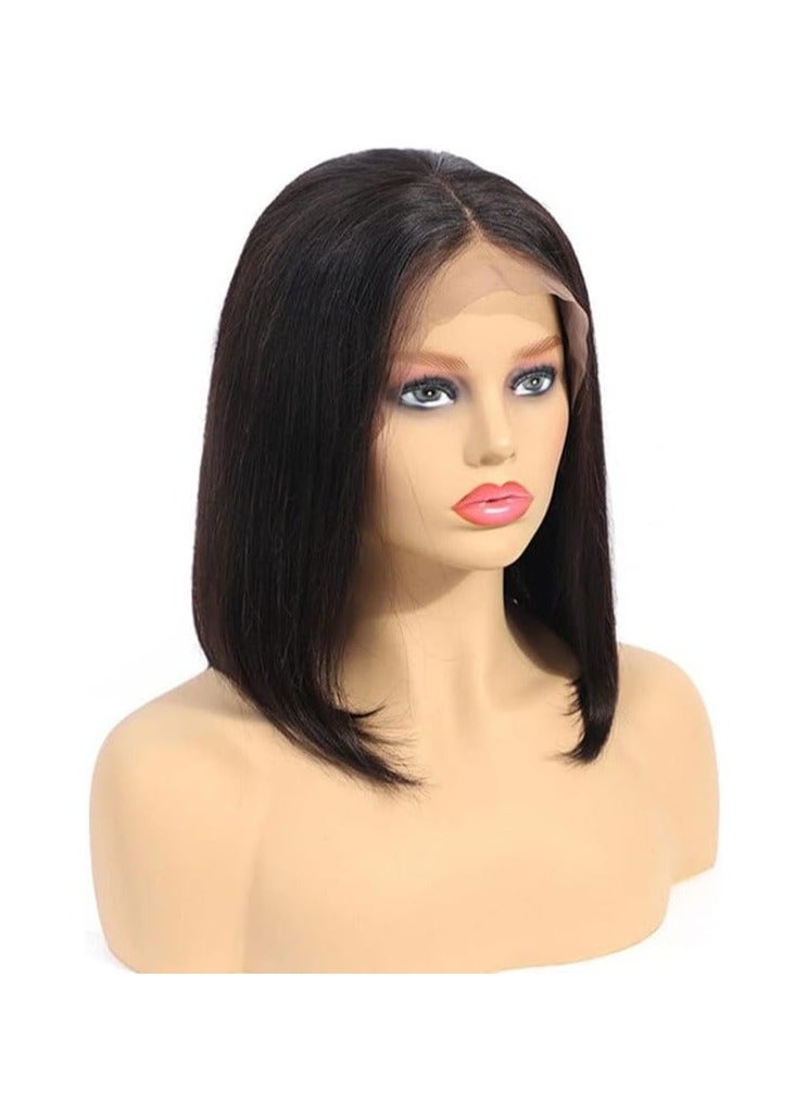 Estelle Lace Front Bob Wigs Human Hair Brazilian Human Hair Short Bob Wigs for Woman Lace Closure Straight Hair Wigs (black, 13x4) - Image 2