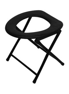 Portable toilet seat is the perfect choice for camping with carbon steel frame and rubber stoppers to prevent slipping