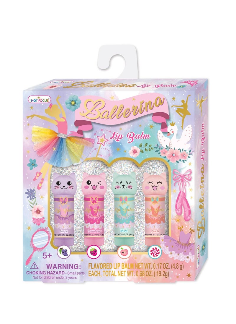 Hot Focus Hot Focus 089BB Ballerina Lip Balm for 5 years and above  - Image 1