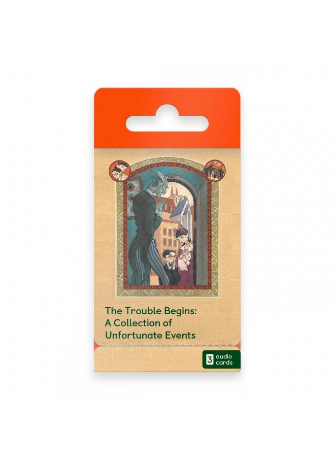 Yoto The Trouble Begins: A Collection of Unfortunate Events 3 Kids Audiobook Cards for Use Player Mini Story Box Bluetooth Speaker, Fun Adventurous Stories for Children Ages 9+