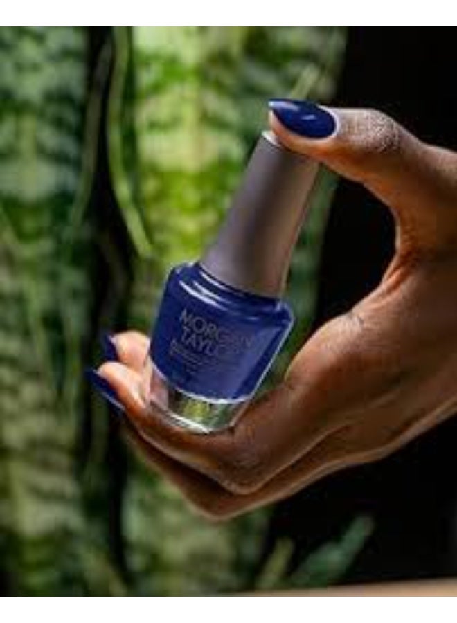 Morgan Taylor Professional Nail Lacquer Color Deja Blue 15ml - Image 2